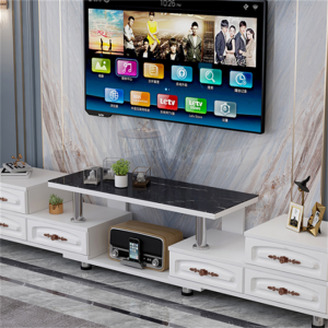 ახალი დიზაინის ძვირადღირებული თანამედროვე სახლის ტელევიზორის კარადა