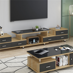 Novo deseño de luxo e moderno armario de TV para o fogar