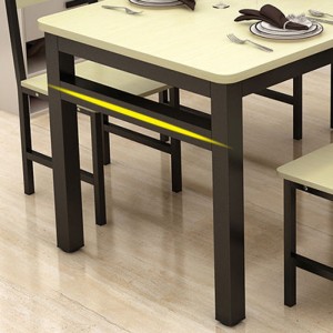 Luxusná moderná súprava jedálenského stola z drevotrieskovej dosky