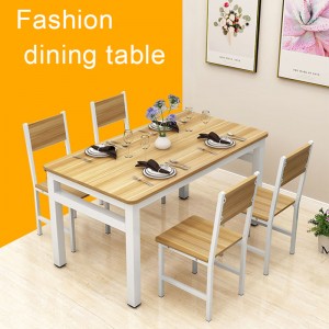 Méwah Modern Particleboard Makan Room Table Siapkeun
