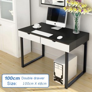 Grousshandel Einfach hëlzent Modern Home Office Computer Desk