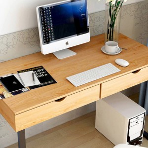 סיטונאי פשוט עץ מודרני שולחן מחשב משרדי ביתי