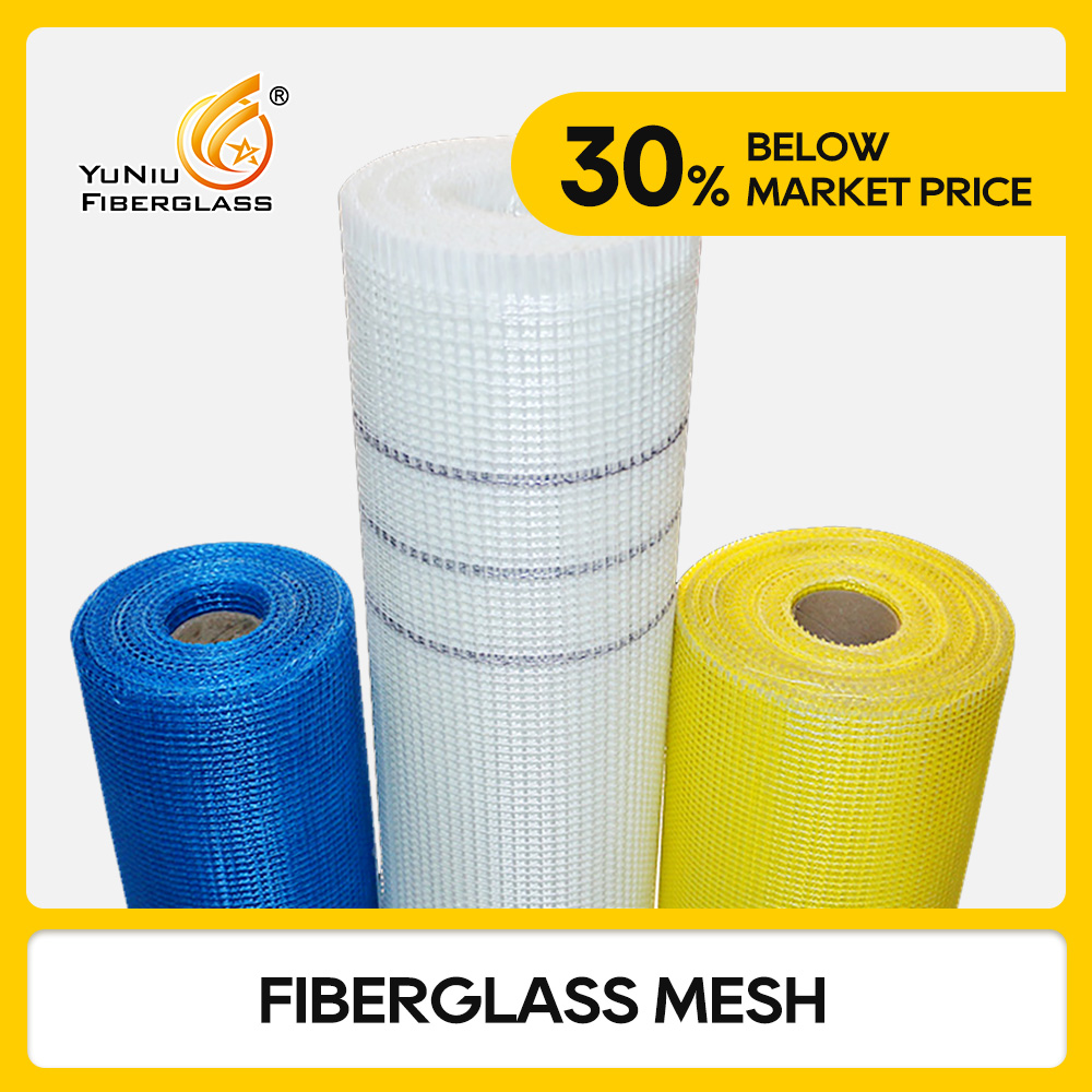 AR Glass fiber mesh cloth na ginagamit sa pagpapahusay ng semento na construction na 25-165gsm