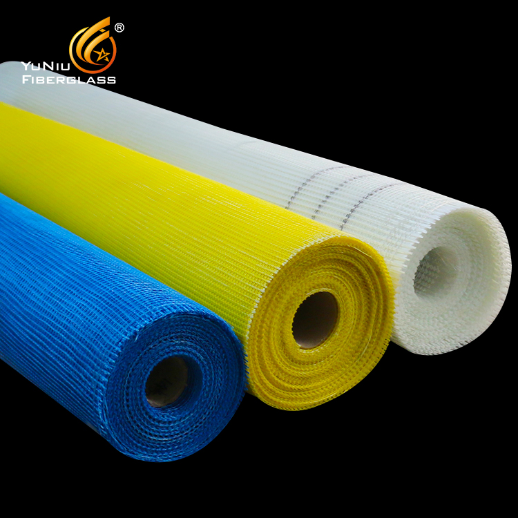 I-110gsm/145gsm/165g ilaphu le-Glass fiber mesh yokuqinisa udonga ngexabiso eliphantsi