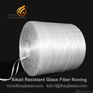 Fabriksförsörjning Alkali Resistant/ar fiber Glas Roving används Cement bearbetning