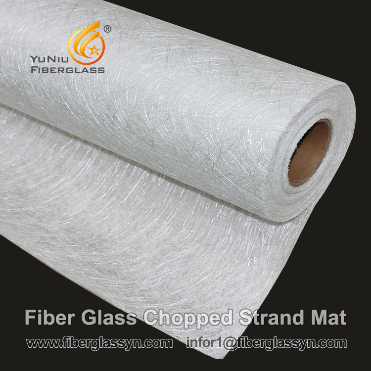 Hot försäljning pulver/emulsion fiber matta glasfiber hackad tråd matta 450gsm