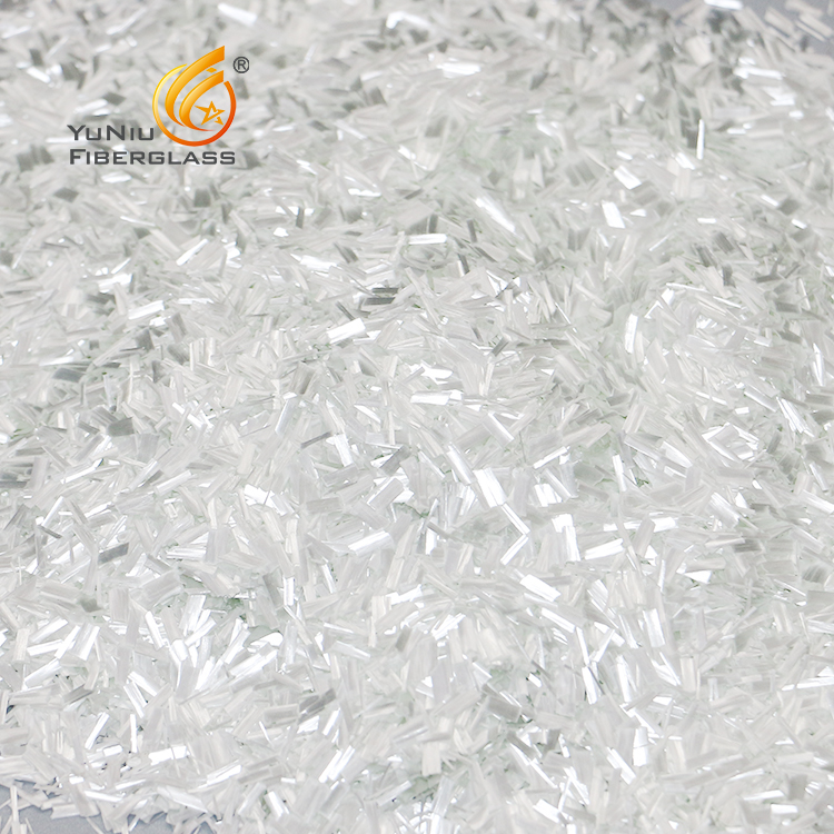 3,0 mm нарязани нишки от E-стъкло за PP нарязани фибростъкло, продукти от нарязани фибростъкло/нарязани нишки от фибростъкло за Pa от Китай.
