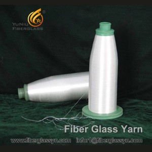beira-zuntza Yarn Factory salmenta zuzena E-glass Fusibleak txirikordatzeko erabiltzen da