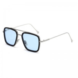 Aviator Fashion Men Parallel Bar Sunglasses