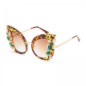 Metallic Butterfly cat party sunglasses