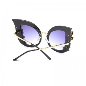 Metallic Butterfly cat party sunglasses