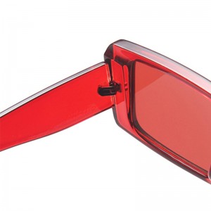 Colorful fashion square frame customized sunglasses