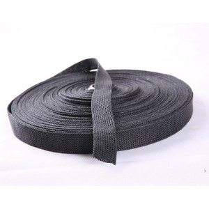 Yenziwe nge-100% yeMathiriyeli yePhepha i-Biodegradable Recyclable knitted knitted Flat Paper Ribbon Paper Bag Ribbon Handle