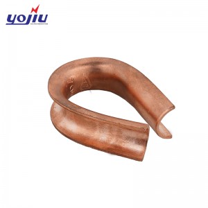 Ubang Hardware Accessories Metal Cable Thimble Electric Wire Rope Copper Thimble
