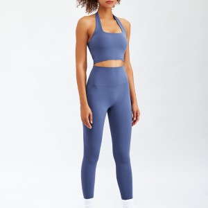 Custom zipper jacket gym sportswear women 3 pcs suit workout fitness yoga set