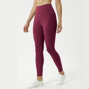 Fitness gym active leggings high waist workout nylon yoga pants for women