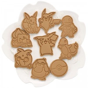 Matriță pentru prăjituri cu desene animate Pikachu. Formă pentru presă pentru prăjituri pentru glazură