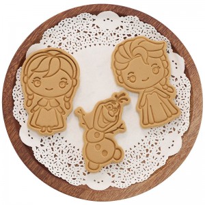 Muffa per biscotti di cartone animatu Principessa Anime