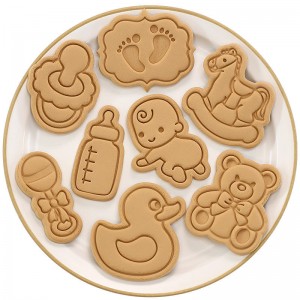 Baba baba téma rajzfilm cookie penész otthoni sütés barkácsolás prés cookie penész