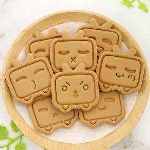 ໂທລະພາບຂະຫນາດນ້ອຍ cookie mold ກາຕູນທີ່ນິຍົມເຮືອນ baking fondant cookie 3d