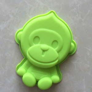 Stampo per torta in silicone serie Cartoon Stampo per teglia da forno scimmia resistente alle alte temperature