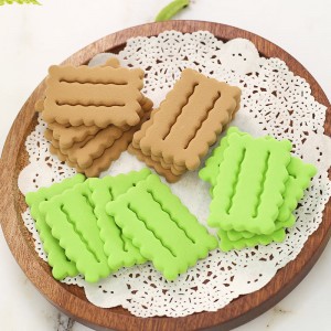 Lami nga sandwich biscuit mold Net pula nga retro snack baking biscuit mold