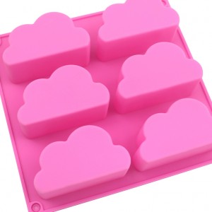 6 Cavity Cloud Silicone Cake Mould Jelly Mould DIY Mousse Cake Mould