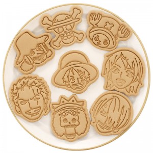 One Piece Cookie Mold Luffy Chopper Hjem DIY Cookie Baking Tool 3d tegneserie Stereo Press Tool