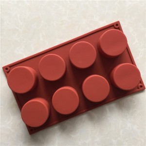 4 cavity wavy silicone handmade soap mold