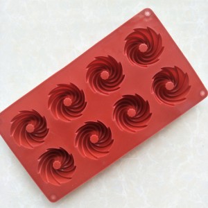 8 Lohataona Swirl Silicone Cake Mould Divay Candy Mould