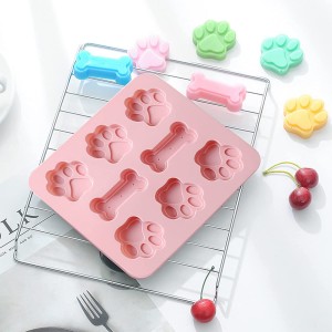 6 Cat's Claw Bone High resistance Silicone Cake Mould