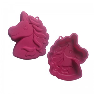 Single Pony Baking Pan Silicone DIY Aromatherapy Soap Mold Unicorn Cake Mold