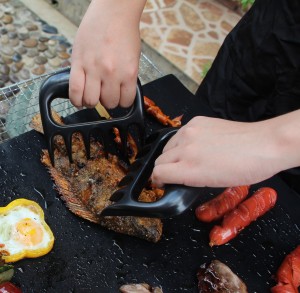 دستیار آشپزی خرس چنگال چنگال گوشت گیر پنجه پلاستیکی BBQ گوشت