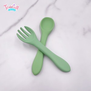 Baby Cutlery Training Fork And Spoons Set