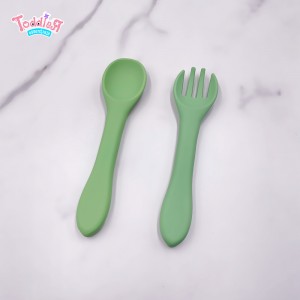 Baby Cutlery Training Fork And Spoons Set