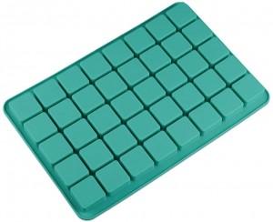 40-Cavity Ice Cube Tray Grid Mould Candy Silicone Molds