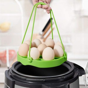 Zida Zatsopano Zam'khichini ndi Zida Zamakono Silicone Cooker Boiler Egg Steamer
