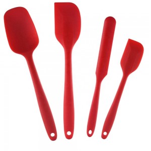 Pag-imprenta sa Personalized Food-Grade Durable Silicone Spatula Spoon Set