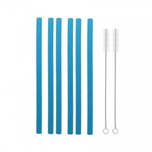 Yongli 8.5mm Silicone Straw Reusable Drinking Straws Case Reusable Silicone Drinking Straw