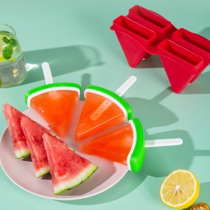 Yongli Watermelon Silicone Umkhenkce wePop Molds BPA Free Popsicle Mold Reusable Easy Release Ice Pop Make