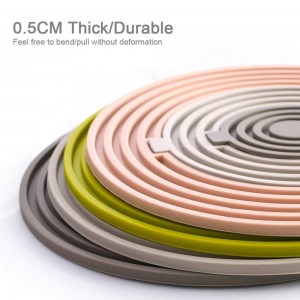 Tambarin al'ada Pot Holder detachable Mat Heat Resistant Coasters Cup 3 a cikin 1 Silicone Hot Pads
