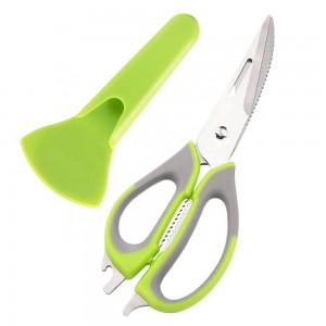 Funkční kuchyňské nůžky s magnetickým držákem