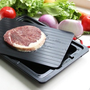 Yongli Spacious Design Food Grade Thick Meat Defrosting Tray 2020 Quick Tapid Defrosting Plate