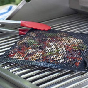 BBQ Baked Bag Grilling Baking Réutilisable Anti-Stick Mesh Grilling Bag