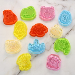 Toy Story Cartoon Frosting Cookie Mould 3D Press Home Bèicearachd DIY Fondant Cookie Mould