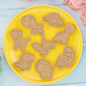 Dinosaurus Cartoon Cookie Mold DIY Home Press Cookie Baking Tool