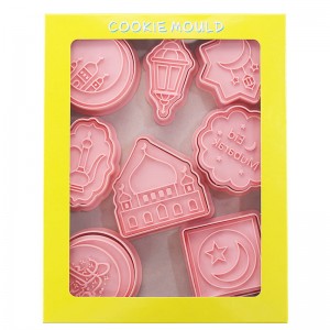 Cartoon holiday cookie mold castle moon fondant baking tool cookie cutter