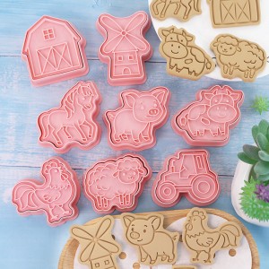 I-Farm Animal Cookie Molds Cookie Cutting Molds Fondant Baking Molds