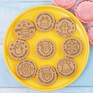 Muffa di biscotti di Natale Cartoon gingerbread man fondant cookie cutter
