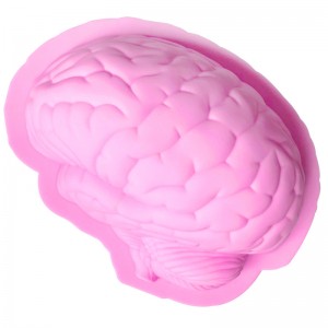 Creative brain cortice silicone cake coquente lance forma ancilla coquente DIY mold